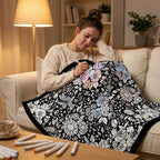 DIY Coloring Blanket with Markers - Cozevi