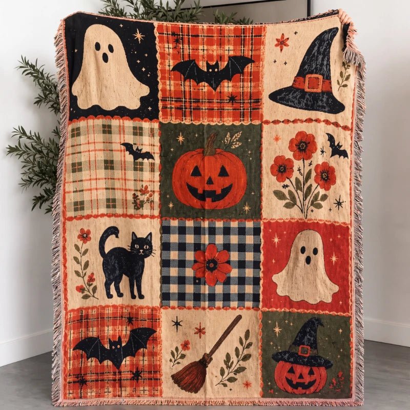 Vintage Halloween Webdecke - Cozevi