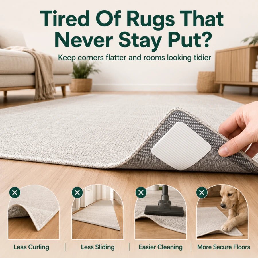 GripLock Secure-Hold Rug Grippers - Cozevi