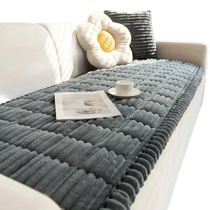 CloudHug Plush Non-Slip Sofa Cover - Cozevi