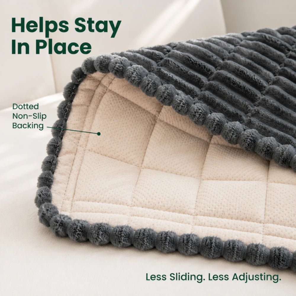 CloudHug Plush Non-Slip Sofa Cover - Cozevi