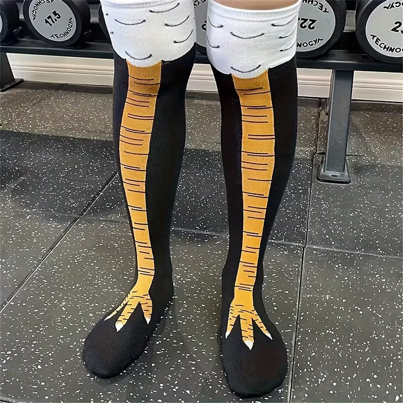 Funny Chicken Leg Socks (Thigh High)