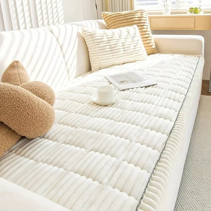 CloudHug Plush Non-Slip Sofa Cover - Cozevi