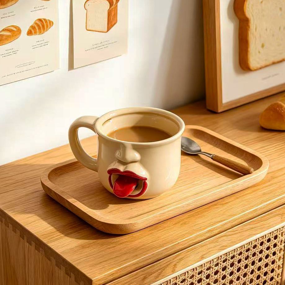 Creative Tongue Out Ceramic Mug