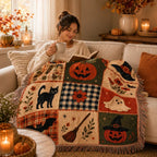 Vintage Halloween Webdecke - Cozevi