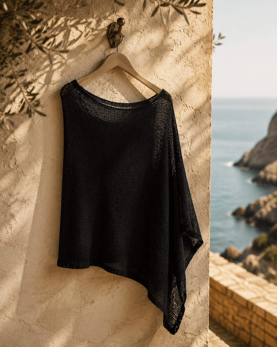 Open-Knit Summer Poncho - Cozevi