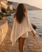 Open-Knit Summer Poncho - Cozevi