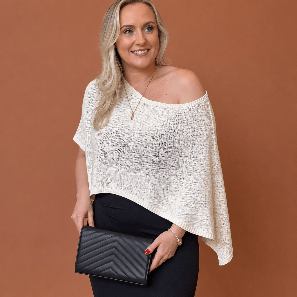 Open-Knit Summer Poncho - Cozevi