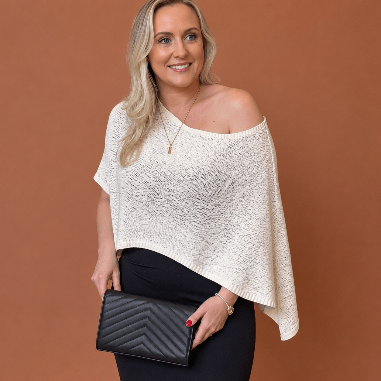 Open-Knit Summer Poncho - Cozevi
