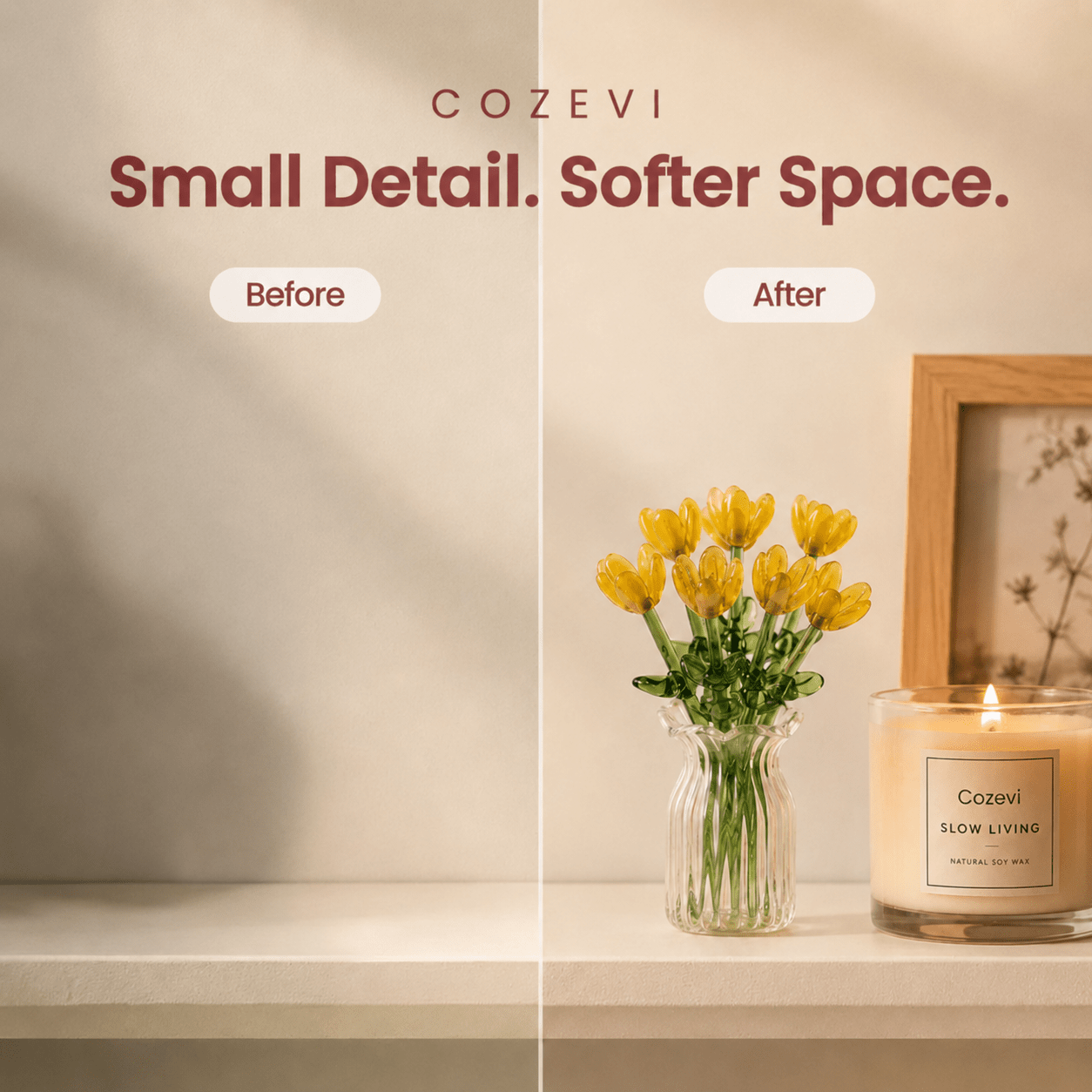 MiniBloom™ Glass Flowers & Vase - Cozevi
