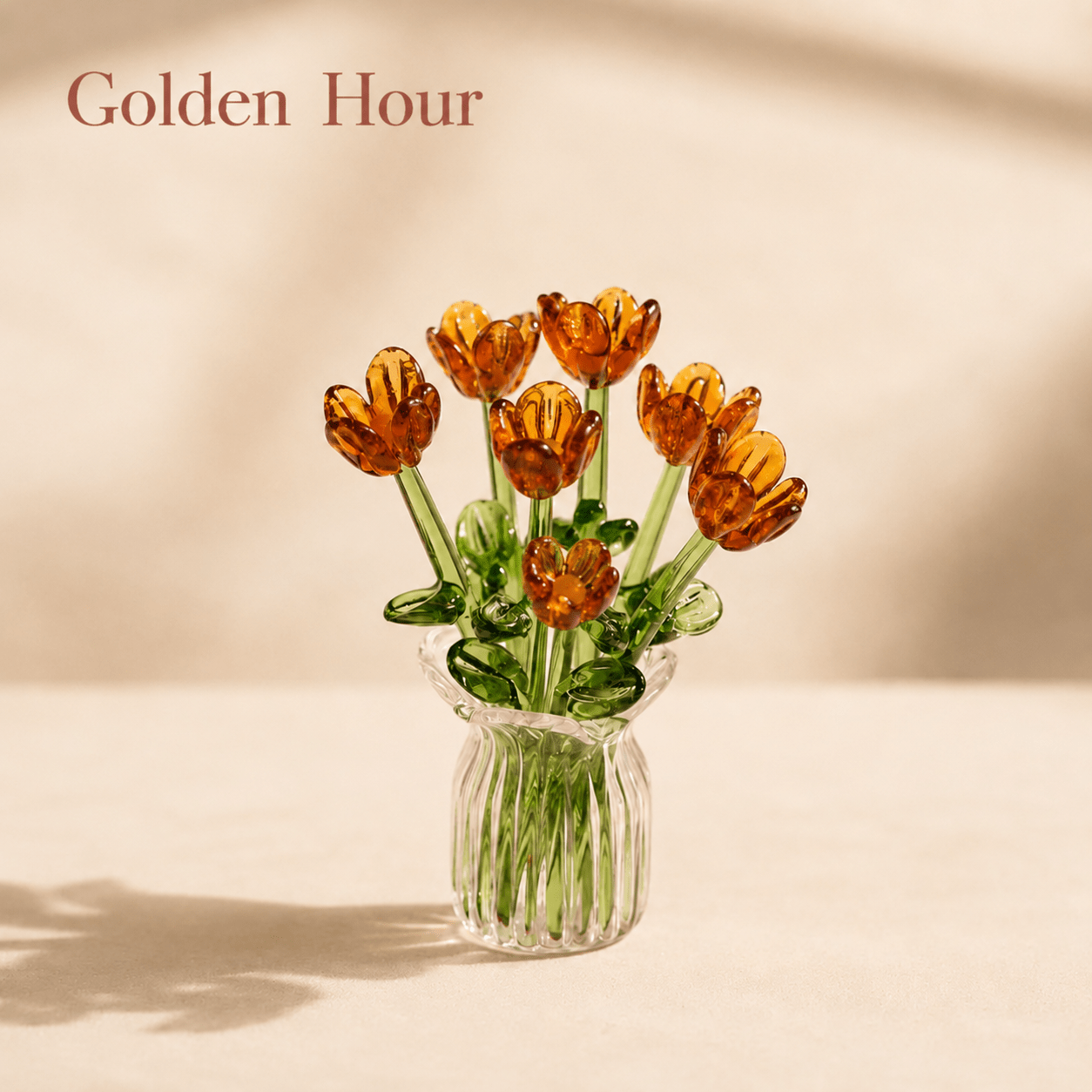 MiniBloom™ Glass Flowers & Vase - Cozevi