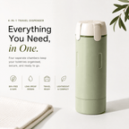 4 - in - 1 Leak - Resistant Travel Toiletry Bottle - Cozevi