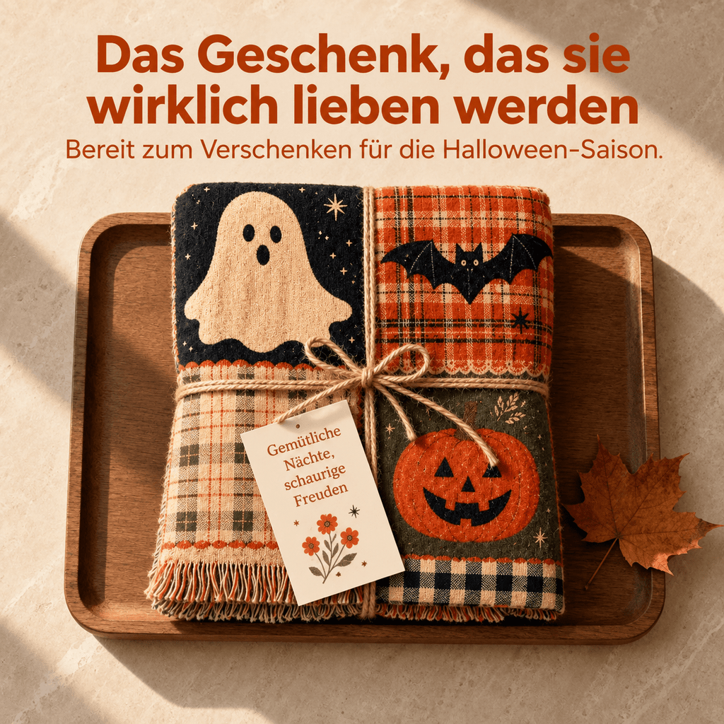 Vintage Halloween Webdecke - Cozevi