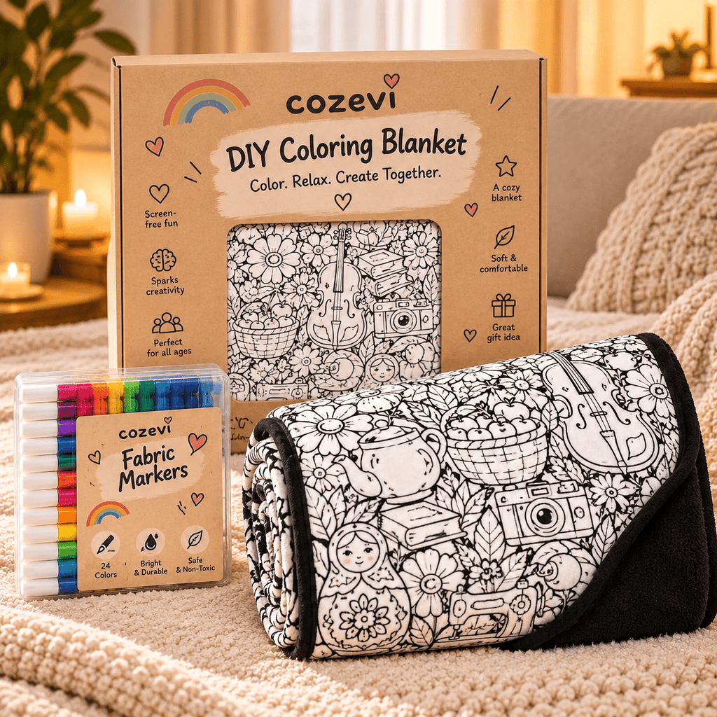 DIY-Maldecke mit Stiften - Cozevi