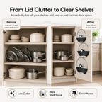 LidHold Adjustable Pot Lid Holder - Cozevi