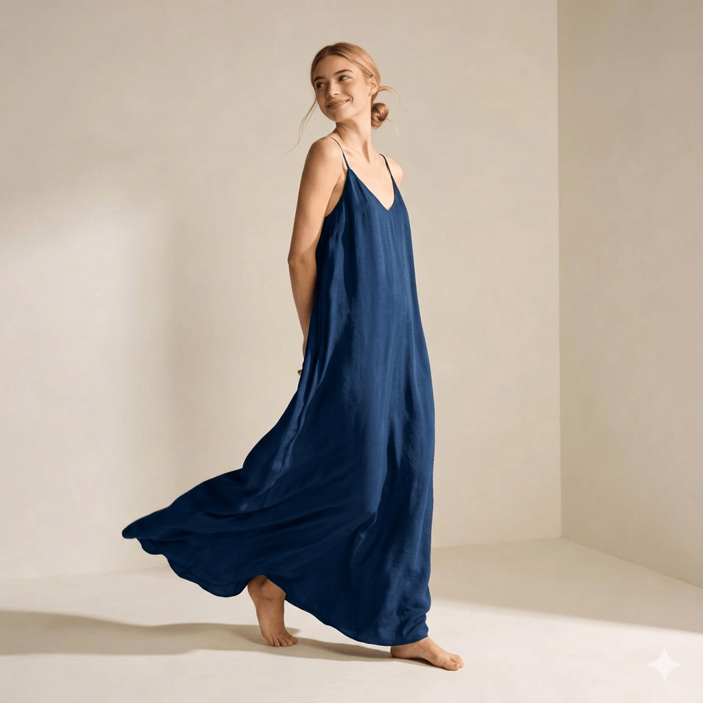 The Low Back Flow Dress - Cozevi