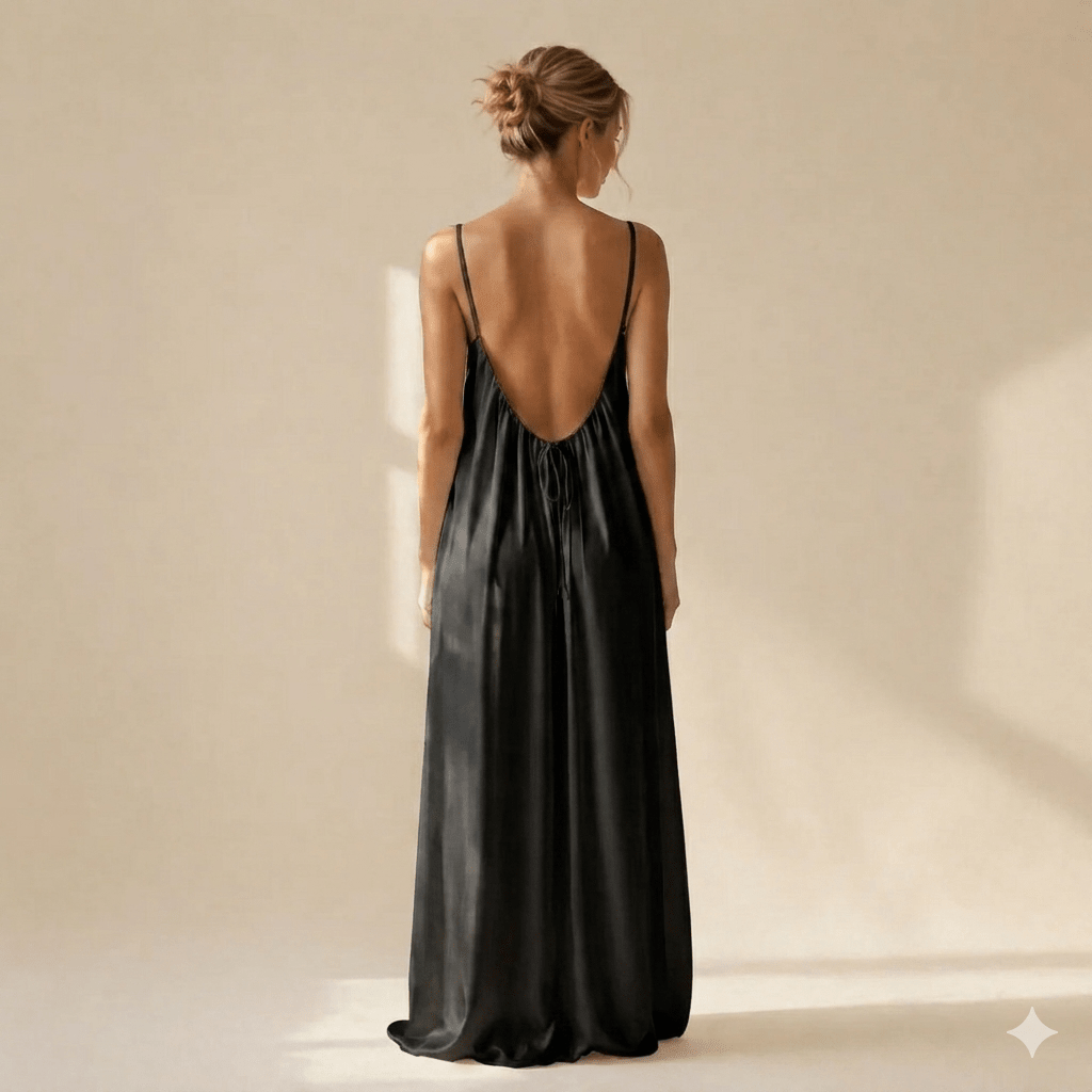 The Low Back Flow Dress - Cozevi