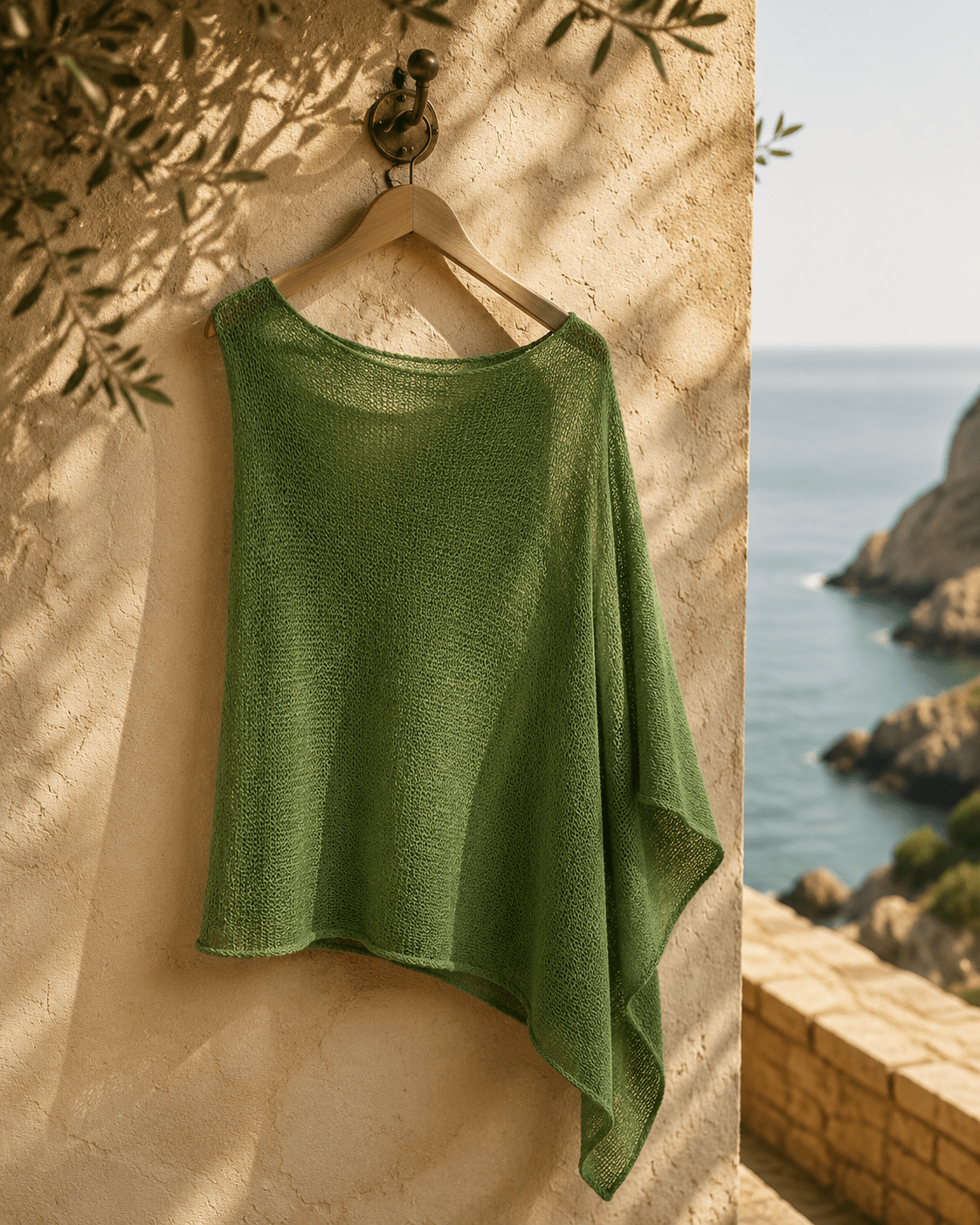 Open-Knit Summer Poncho - Cozevi