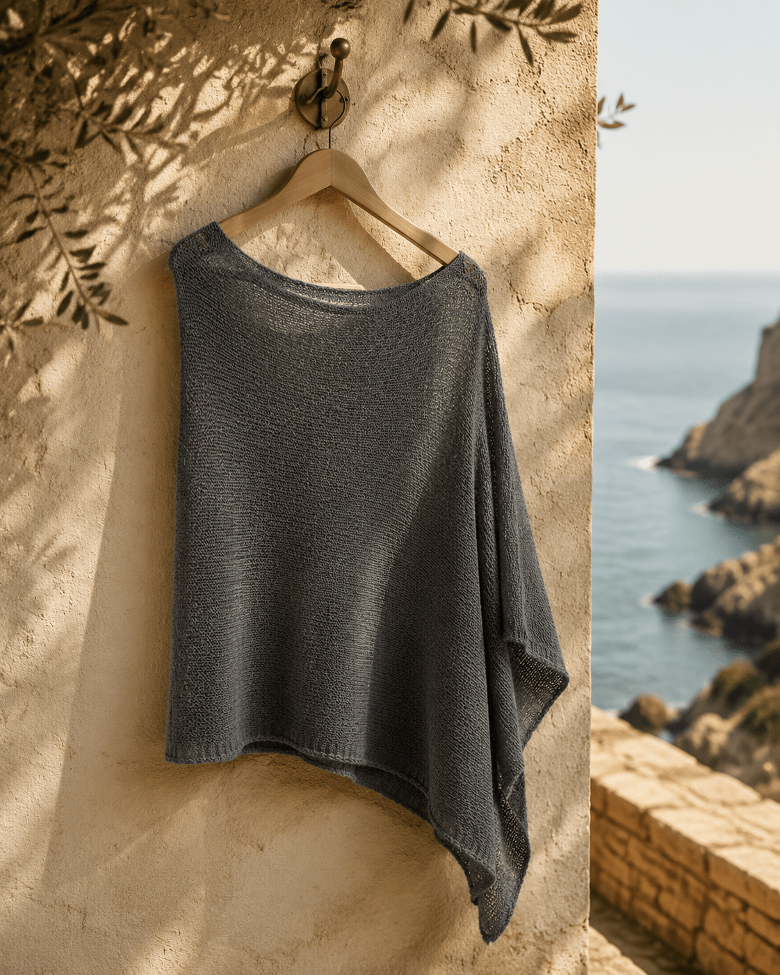 Open-Knit Summer Poncho - Cozevi
