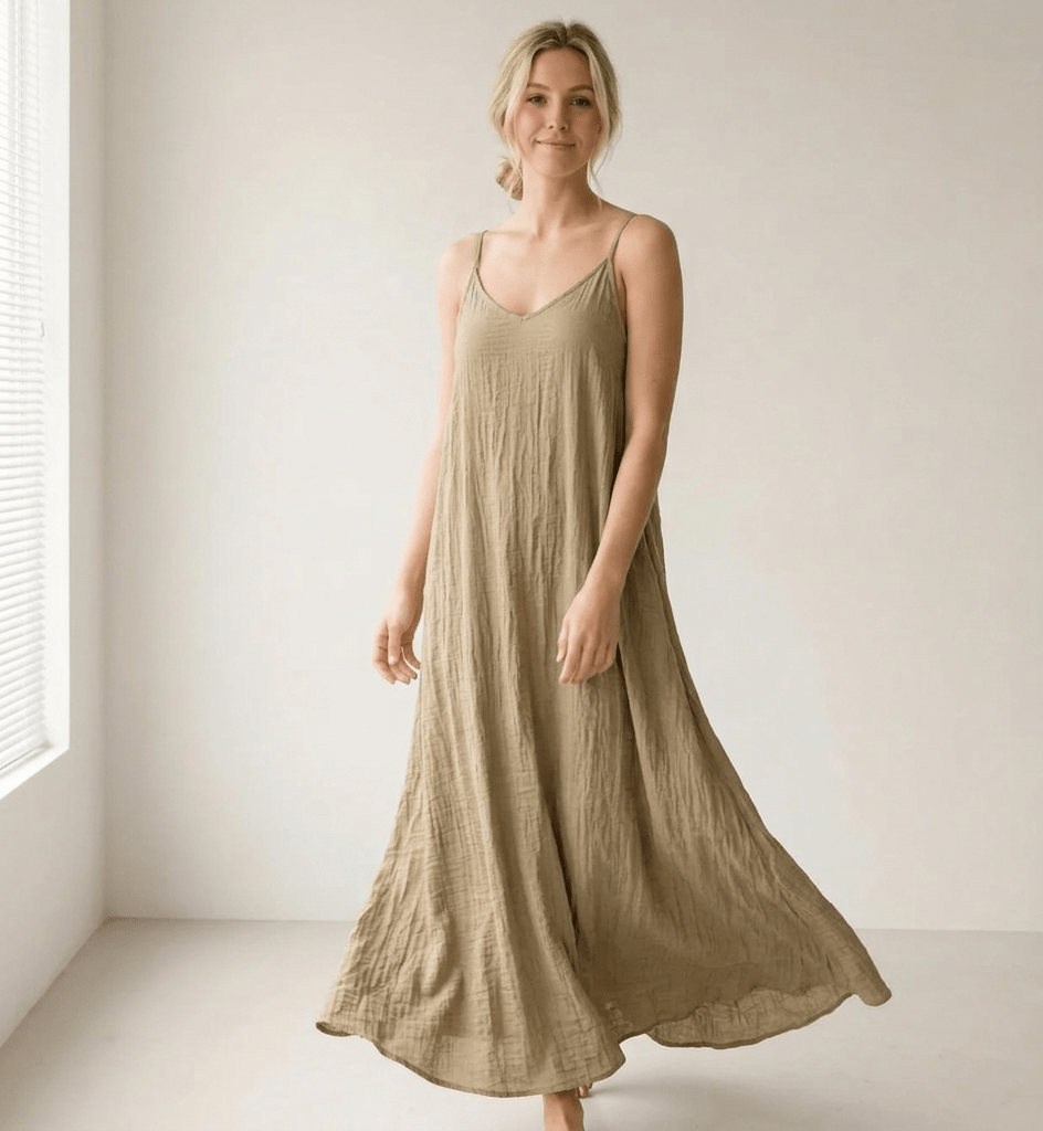 The Low Back Flow Dress - Cozevi