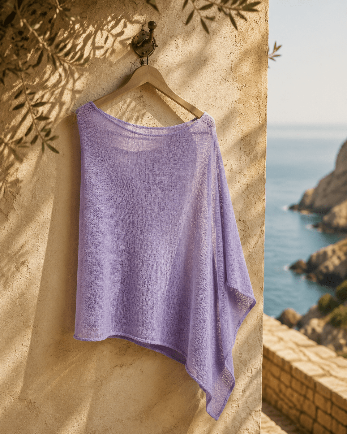 Open-Knit Summer Poncho - Cozevi
