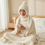 3-in-1 Beanie Hood with Neck Warmer