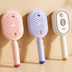 Three handheld grooming tools on a beige background