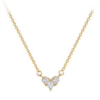 Sparkling Zircon Heart Necklace for Women Perfect Minimalist Gift - Cozevi