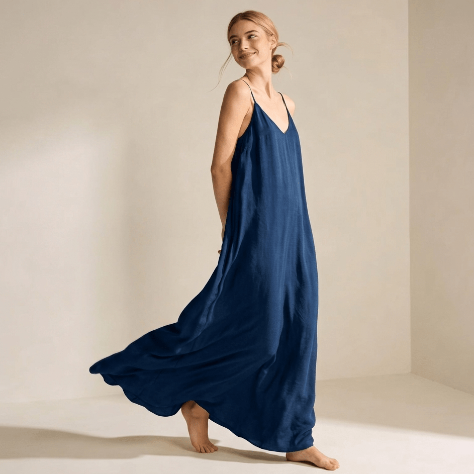 The Low Back Flow Dress - Cozevi